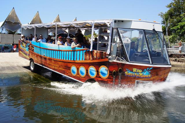 Ônibus anfíbio - Sesc oferece um mergulho cultural pelo Rio