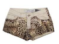 Short jeans estampado - My Place - R$ 79,90