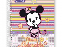 Caderno universitário capa dura 96 folhas - Disney Cuties - R$ 9,90 - Kalunga