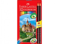 Conjunto 12 lápis de cor + Borracha + 2 lápis grafite eco + apontador Faber Castell - Lojas Americanas - Bangu Shopping