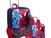 São Gonçalo Shopping_Bagaggio_Kit mochilete, lancheira e estojo Spiderman