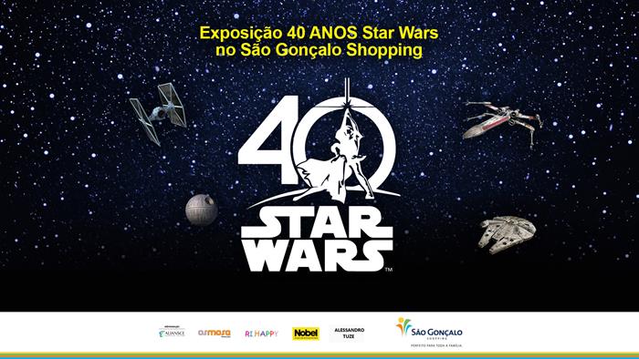 xposição “40 Anos Star Wars”