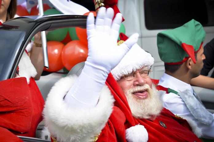 Chegada Papai Noel no Pátio Alcântara