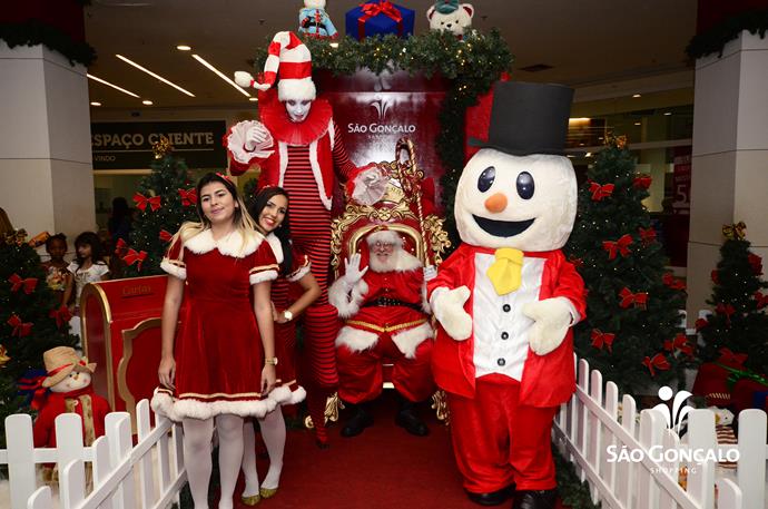 São Gonçalo Shopping_Chegada de Papai Noel