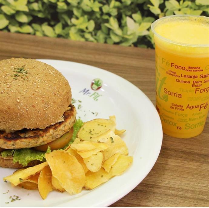 Burguer Fit Vegan - Mr. Fit - Pátio Alcântara
