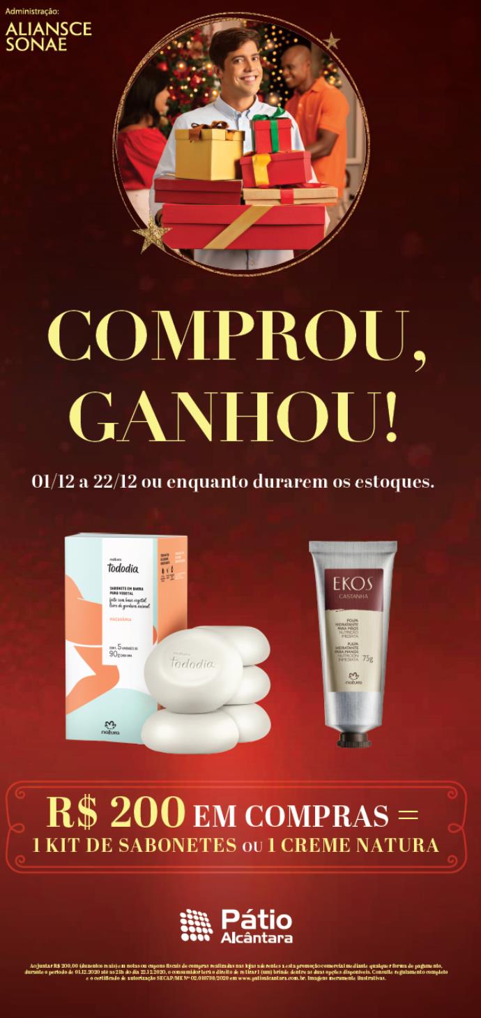 campanha ‘Comprou, Ganhou’