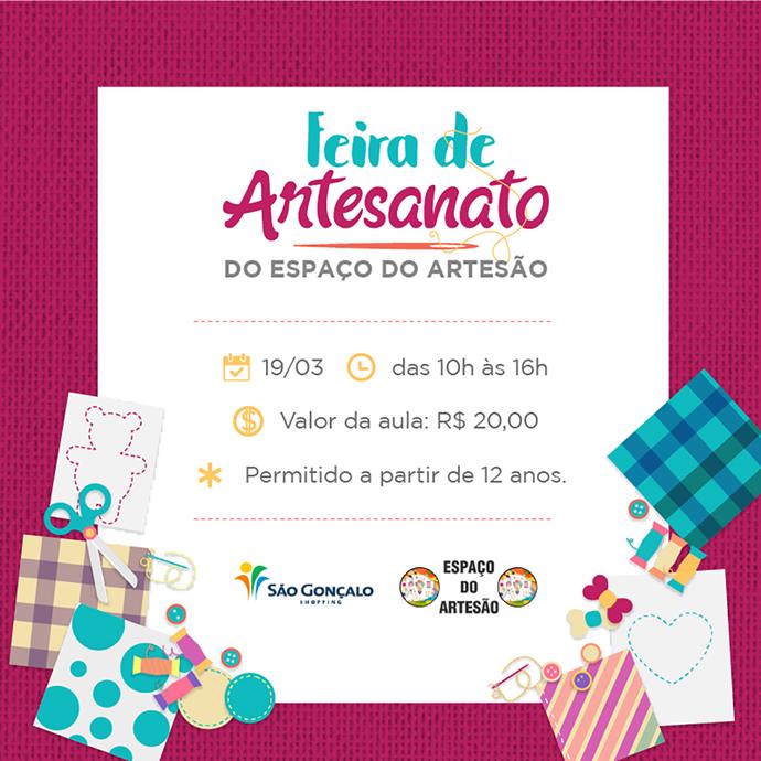 São Gonçalo Shopping - Dia do Artesão