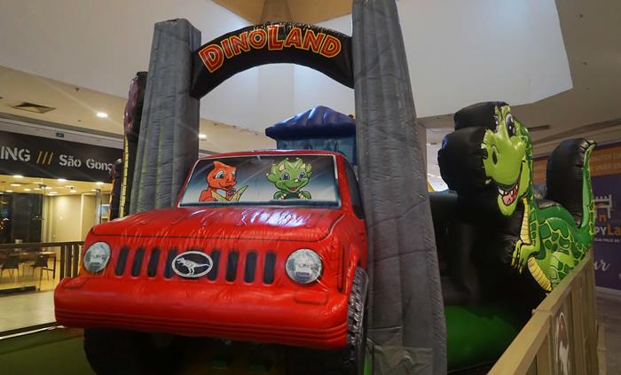 Parque dos Dinossauros no São Gonçalo Shopping