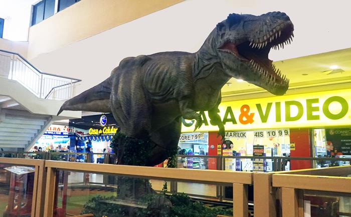 Parque dos Dinossauros no São Gonçalo Shopping