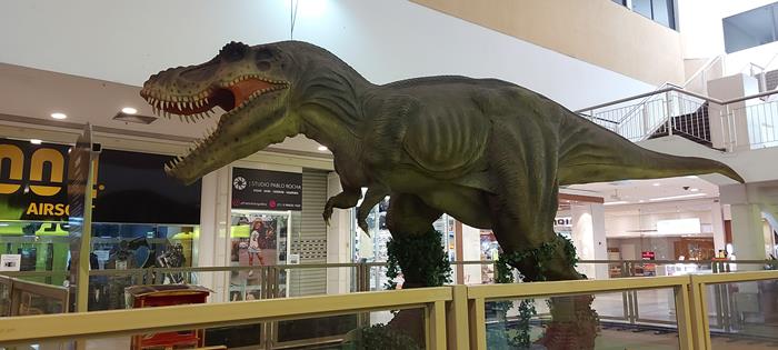 Parque dos Dinossauros no São Gonçalo Shopping
