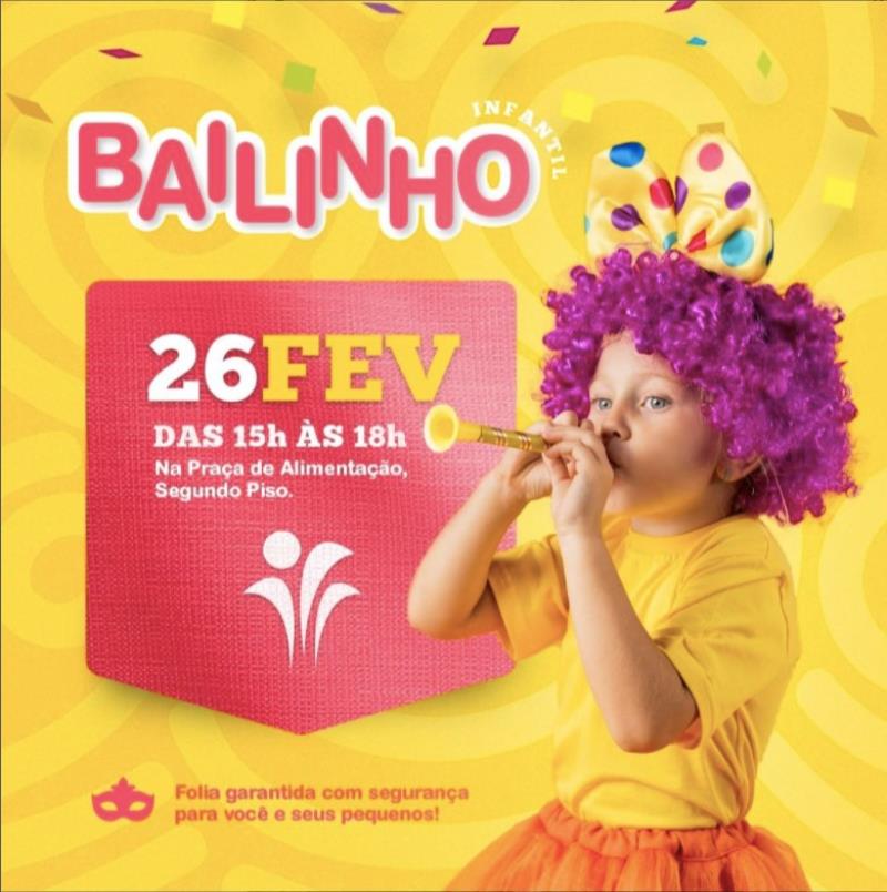 São Gonçalo Shopping promove Bailinho Infantil
