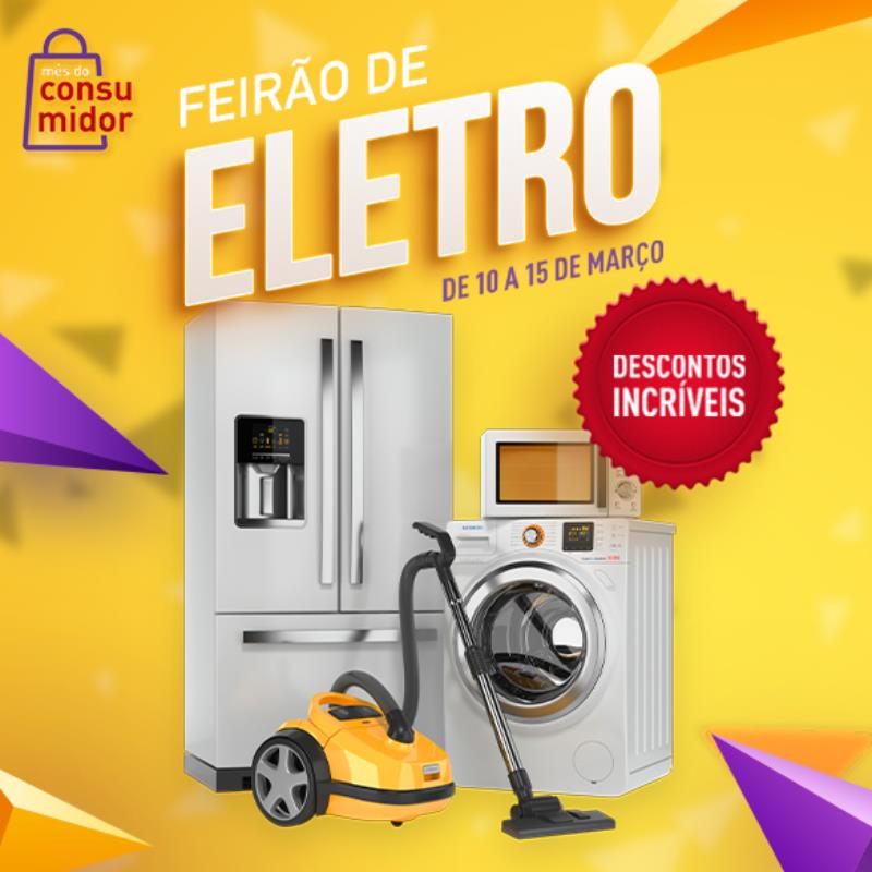 São Gonçalo Shopping realiza ''Feirão de Eletro'' no mês do consumidor