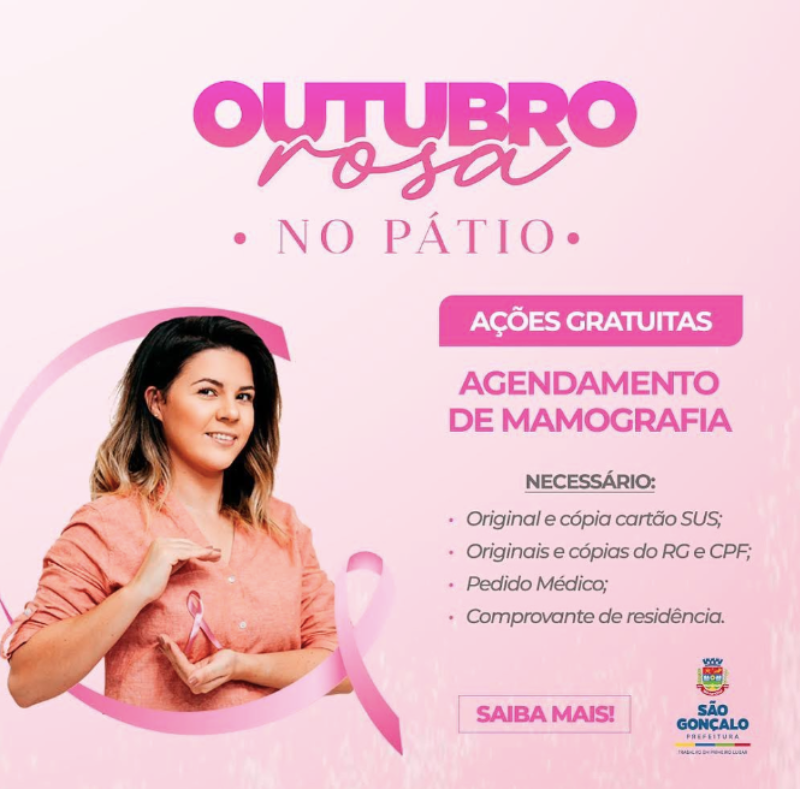 Outubro Rosa - Pátio Alcântara