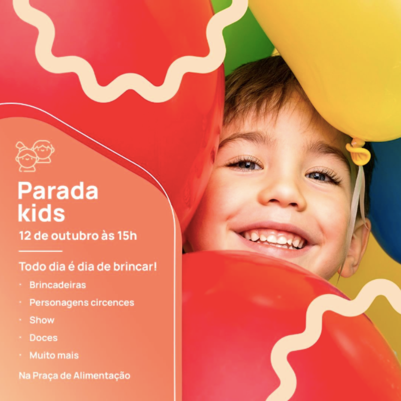 Parada Kids em comemoração ao Dia das Crianças