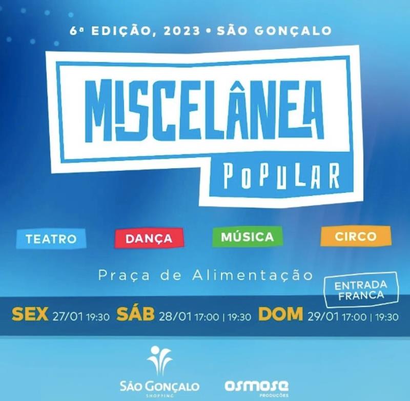 Festival Miscelânea Popular - São Gonçalo