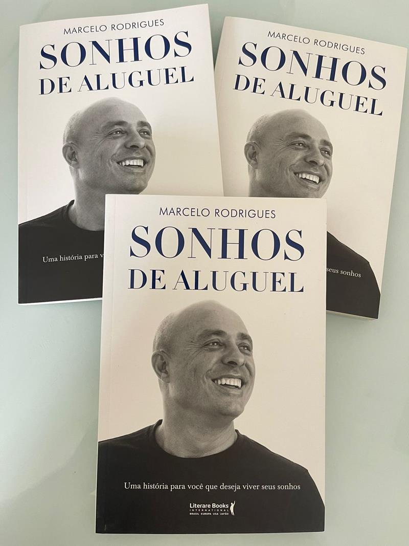 Livro Sonhos de Aluguel. Marcelo Rodrigues