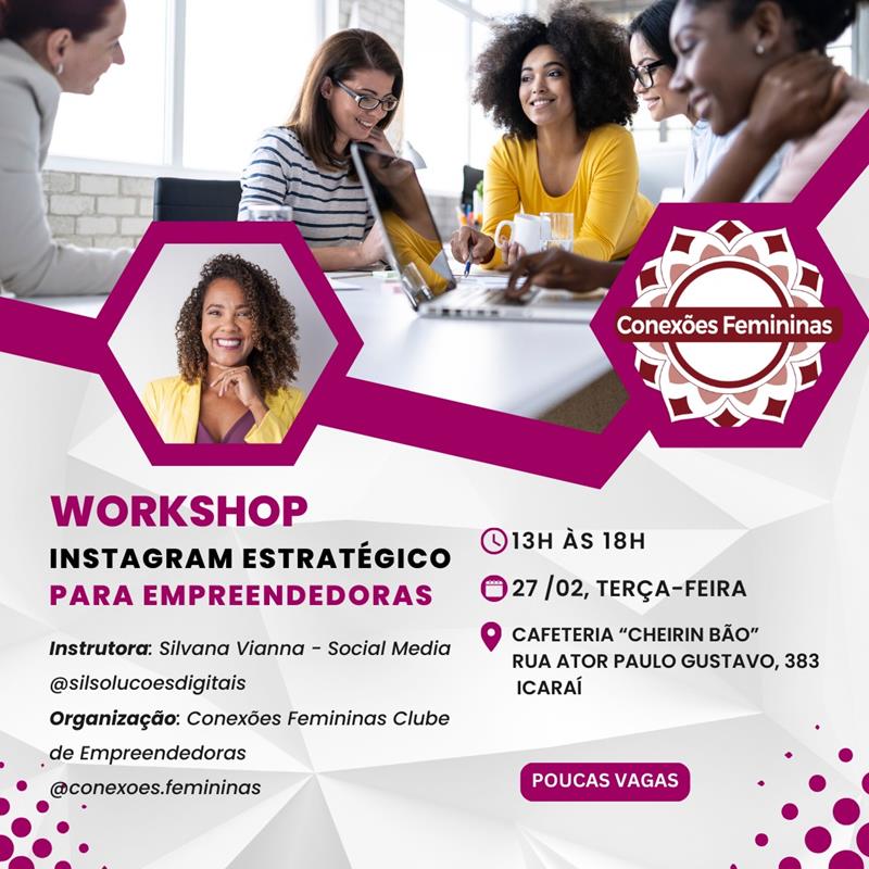 Workshop ‘Instagram Estratégico para Empreendedoras’
