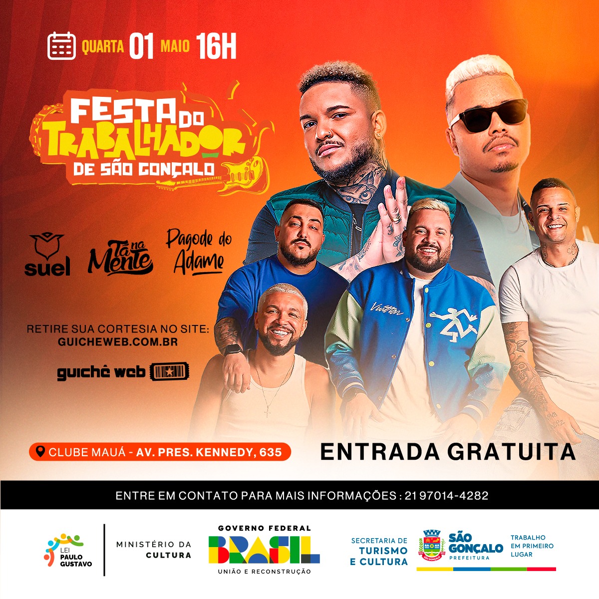 Feriado com samba e pagode em São Gonçalo!